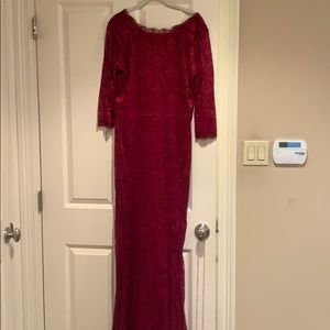 Ruby Red Evening Gown